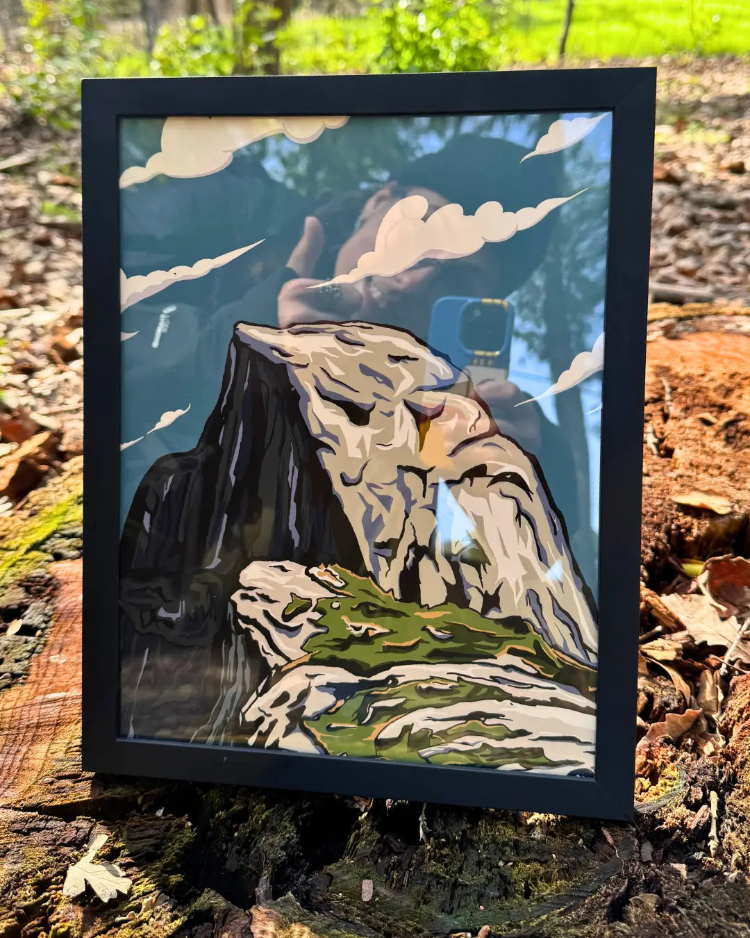 Half Dome, Yosemite - Hand Drawn Print